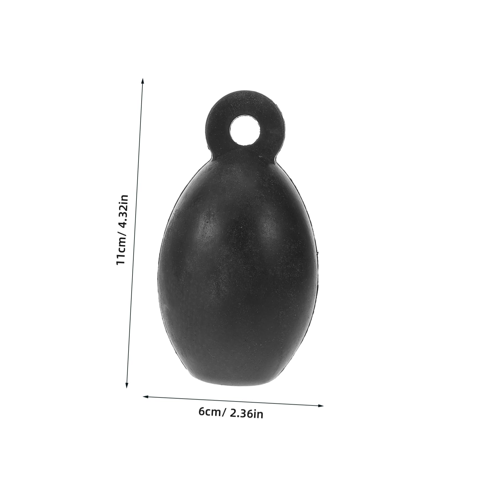 Unomor Ball Toss Floats Protector Bumper Protection Key Dock Anchor Floating Hull Boat Marine Buoy Heavy Protective Mooring Ball Rubber Black