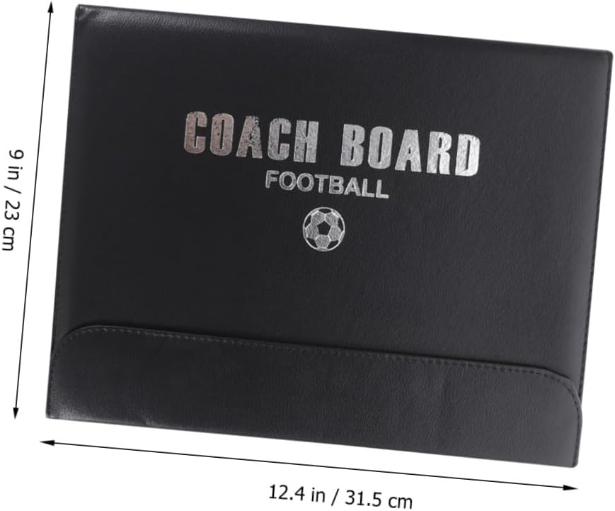 KALLORY Foldable Football Basketball Coaching Tactical Writing Board, Reusable Dry Erase Marker Planning Board for Sports Training and Match Strategy