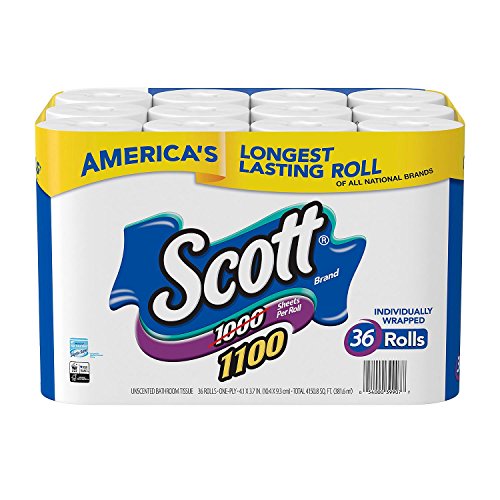36-Pack Scott 1000 Sheets/Roll Toilet Paper