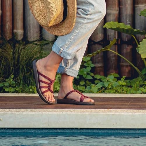 Image of Plaka Relief Flip Flops for Women with Arch Support | Comfy Sandals for Women | Perfect for the Beach, Long Walks or Poolside
