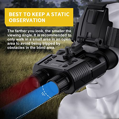 Dsoon Digital Infrared Night Vision Goggles For Adults, 4X Digital Zoom Hands-Free Ngv For Helmet (Not Supplied) #TOP4