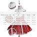 Girls Fashion Ethnic Style Gymnastics Performance Party Dress Kids Sleeveless Sequin Latin Dance Costume Flowy Hem