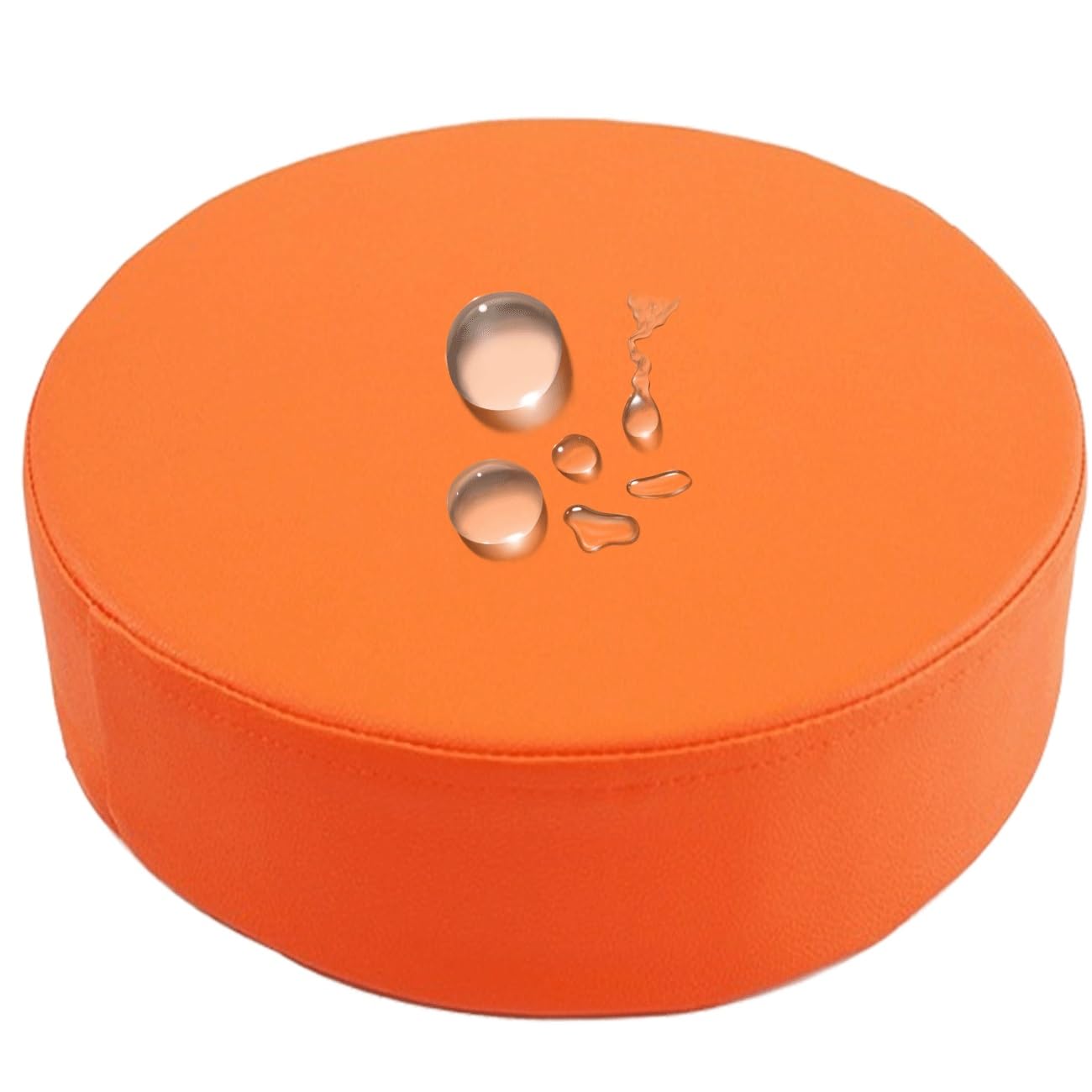 SDNAM Round Chair Cushion 40/45/50cm, Thick 5/8cm Garden Chair Cushions Seat Pads,Waterproof Round Chair Cushions Pad Mat for utdoors/Indoor/Patio/Swing/Floor/Garden(J16,1pc 45X45X5cm)