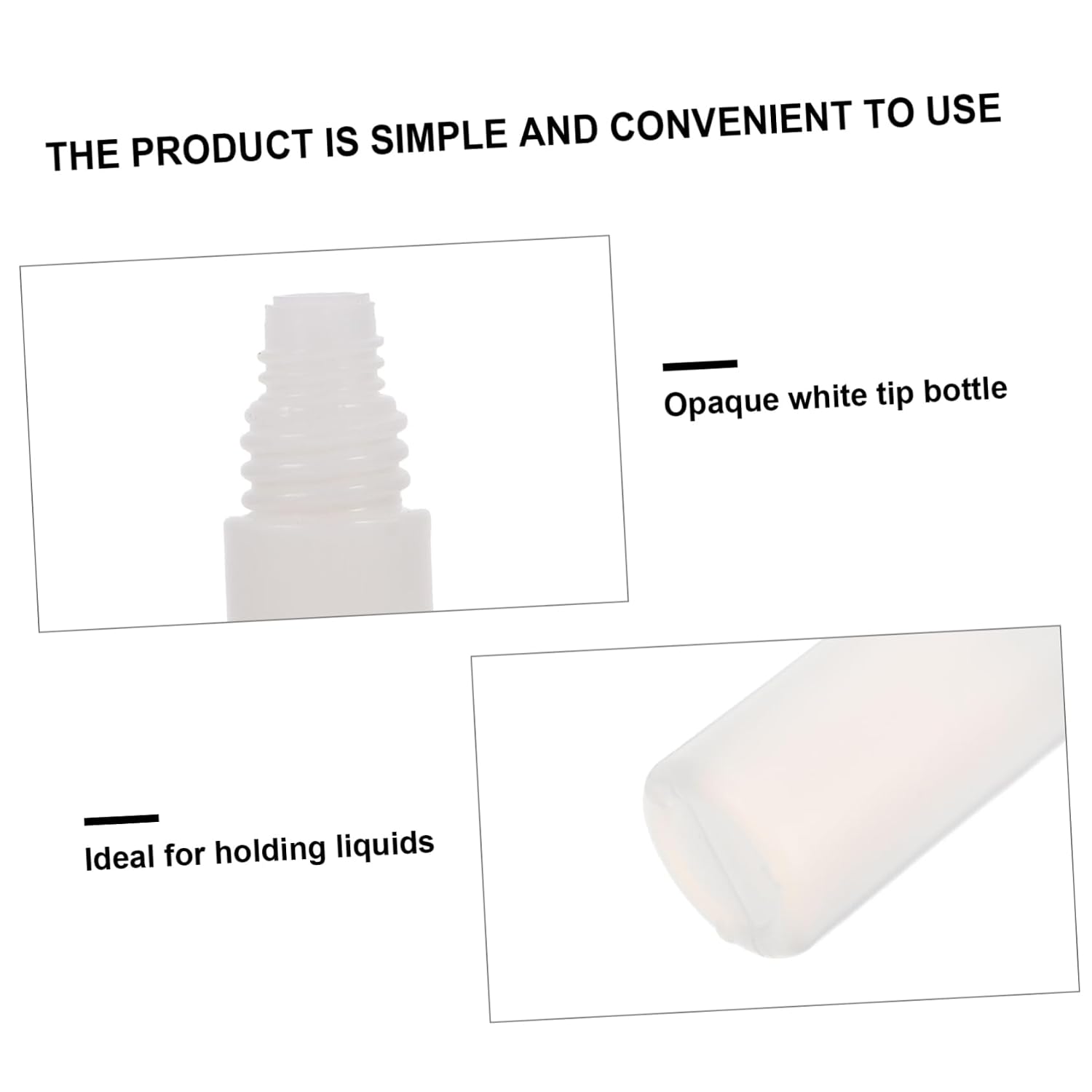 50pcs DIY White Liquid Glue Bottles Fast Drying Multi Purpose Craft Adhesive for Handmade Art Projects Strong Stickiness Each for Home Crafting