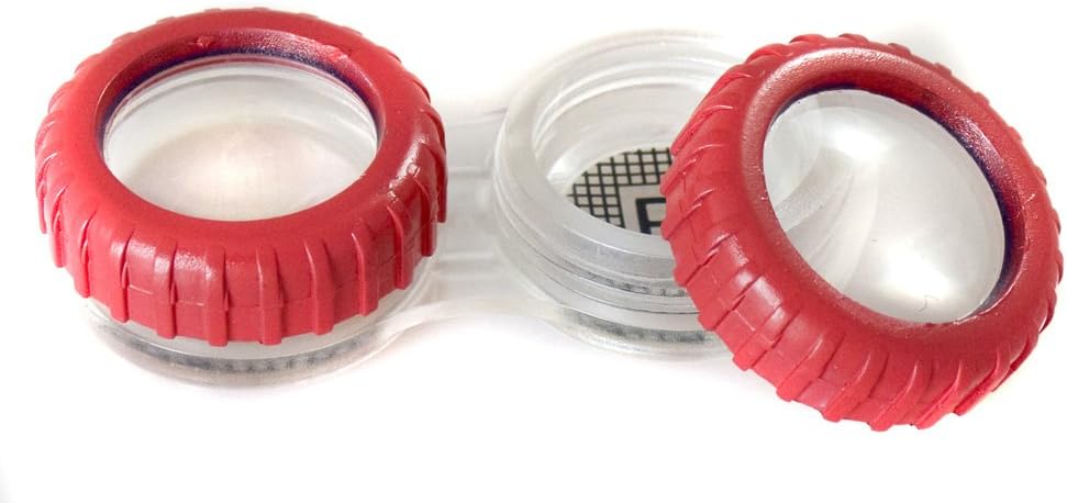 Beyond Optics E-Z Find Contact Lens Case, Red by Beyond Optics