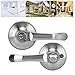 Door Handle Lock Zinc Alloy 3 Lever Home Lock Tools Kit Entrance Latchbolt Door Knob for Right Left Side Bedroom Hotel Bathroom