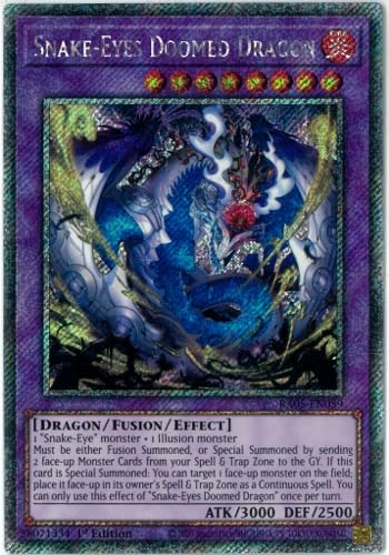 �p��� English EU�� European 1st Edition RA05-EN039 �֊�̌��ߗ� �X�l�[�N�A�C�Y�E�_���h�E�h���S�� Snake-Eyes Doomed Dragon �v���`�i���V�[�N���b�g���A