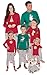 PajamaGram Matching Family Christmas Pajamas - Red/Green, Men's, L