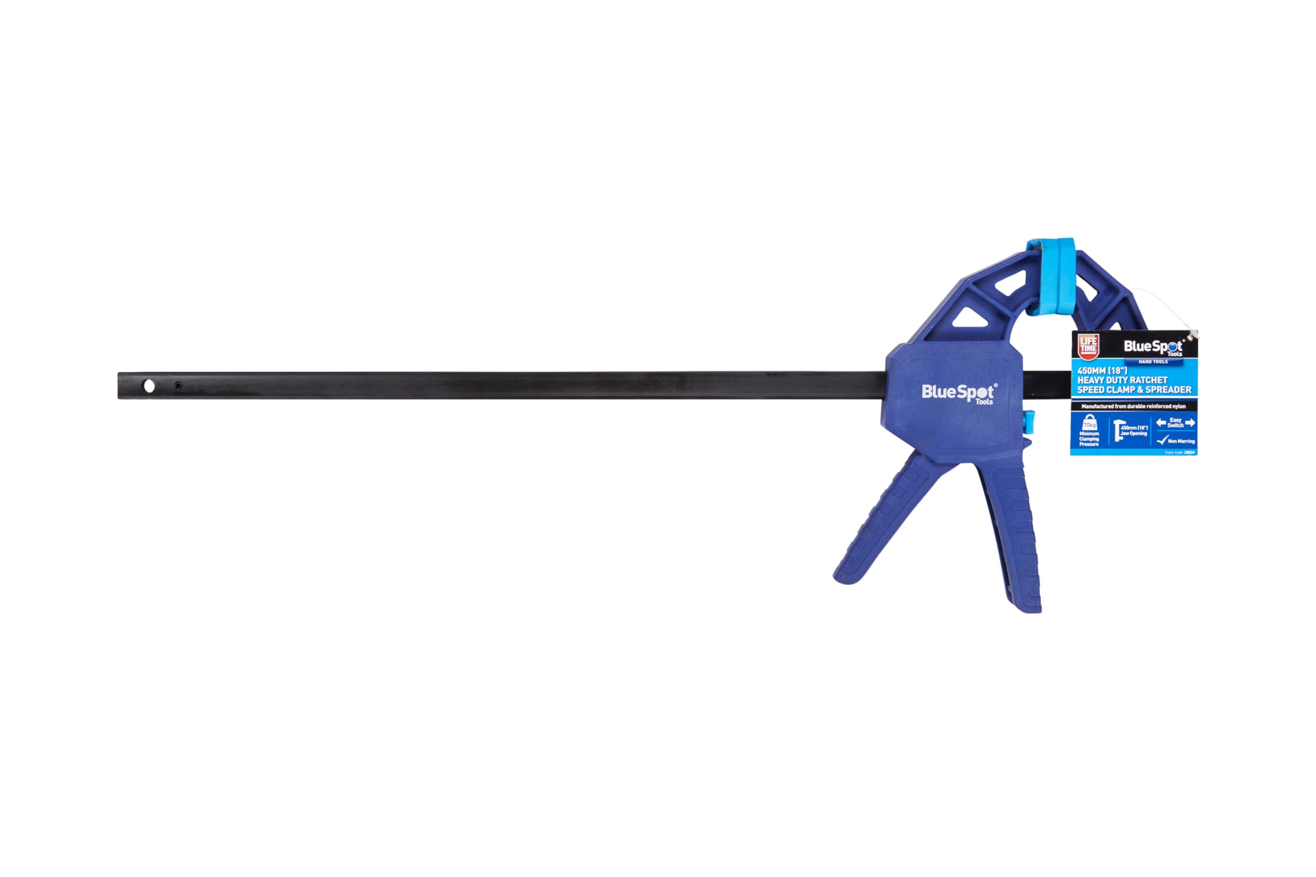 Blue Spot Tools 450mm (18") Heavy Duty Ratchet Speed Clamp & Spreader