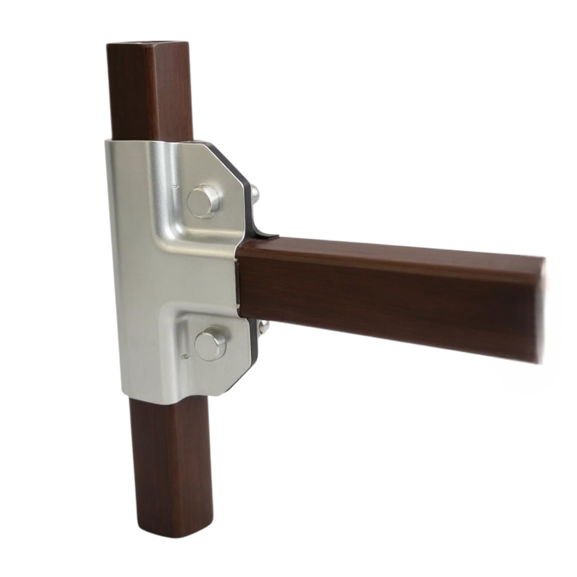 Raccord en T pour Tube Carré Métal – Connecteur de Structure – Support de Fixation avec Boulons – Compatible 20×20 mm, 25×25 mm, 30×30 mm – Lot de 4 – Assemblage Sans Soudure (30x30mm)