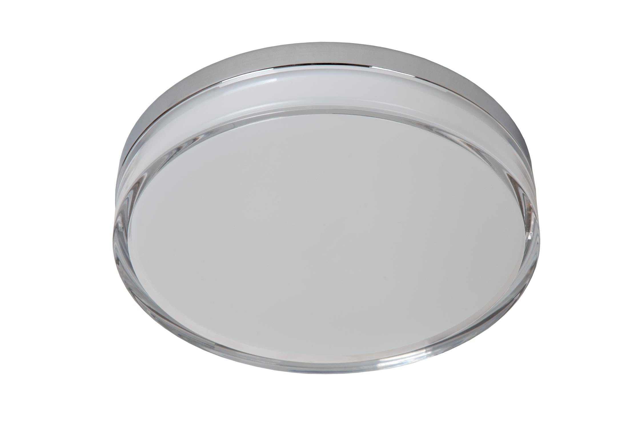 LUCIDE PLANO - Deckenleuchte Badezimmer - Ø 28 cm - LED Dim. - CCT - 1x16W 2700K/4000K - IP44 - Opal