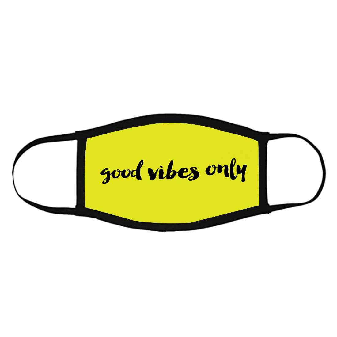 NutcaseDesigner Face Masks 3 Layer Protective Mask SET OF 2 - Reusable Washable - Good Vibes Only