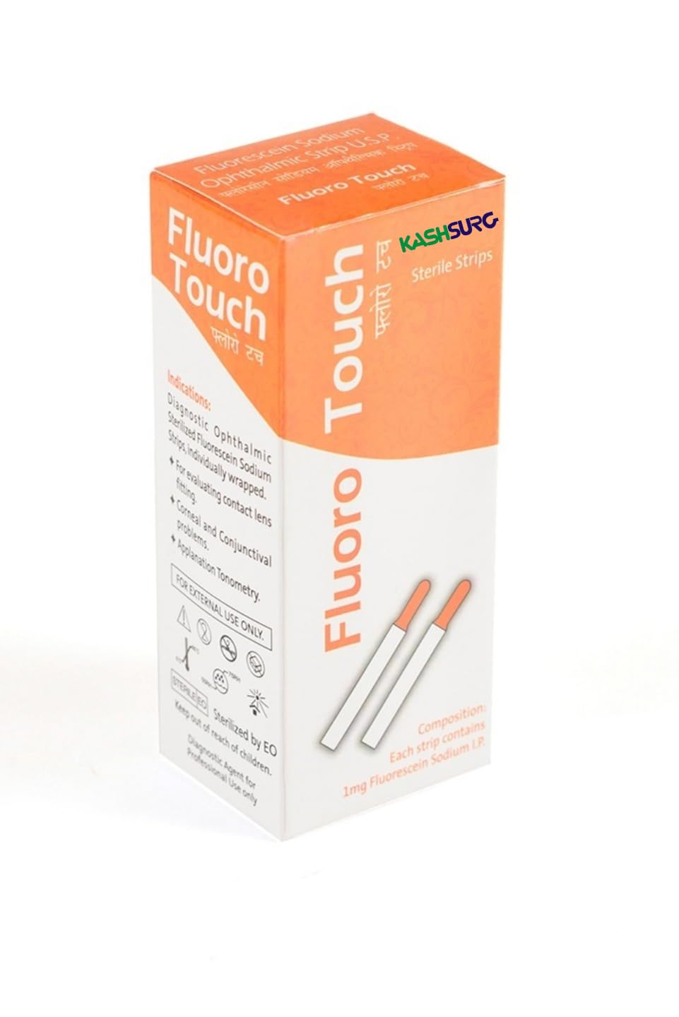 KASHSURG Fluoro Touch (Fluorescein Sodium Ophthalmic Strips)-100 Strips - Review, Price and Buying Guide