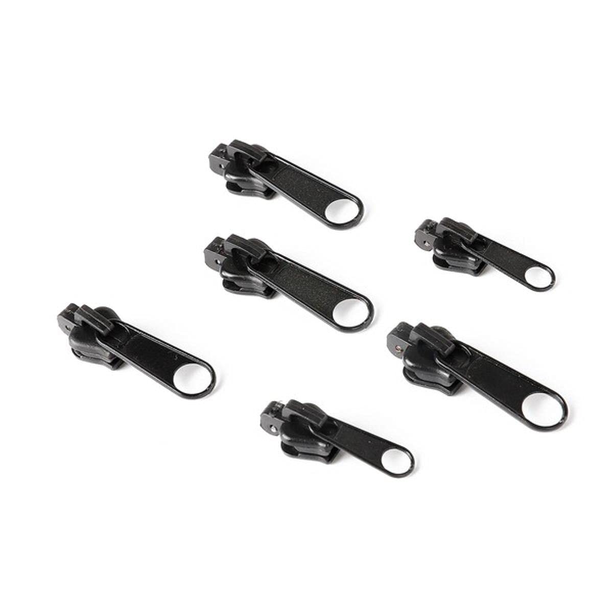XXHNBF Zipper for Bags, Ziper Puller,Zip Fixer, Sliders Zipper,Sewing Zips,Ended Fasteners,6PCS/Lot Universal Fix A Repair Kit Replacement Slider Teeth Any Instant