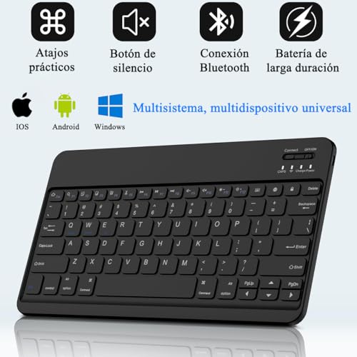 La Mejor comparativa de Tablet teclado funda del mes. 3 Imagen adicional