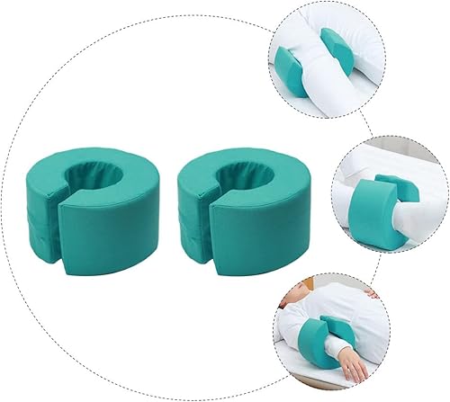 Miniatura 9 de Healifty Almohada de elevación de pies, 2 piezas, espuma para el talón del tobillo, cuña elevadora para levantar las piernas, protector de tobillo,