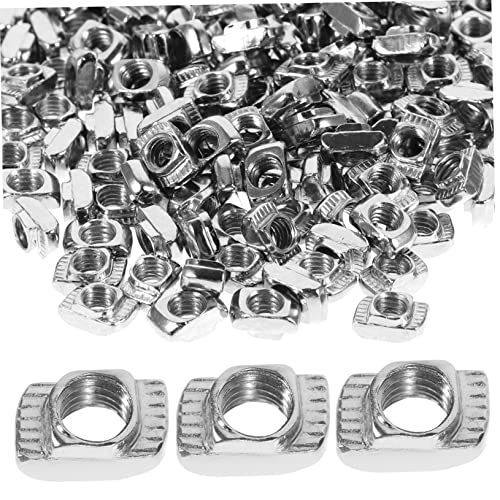Unomor 200Pcs Aluminum Profile Thread Fasteners for T Slot Extrusions Resistant for Assembly and Repairing