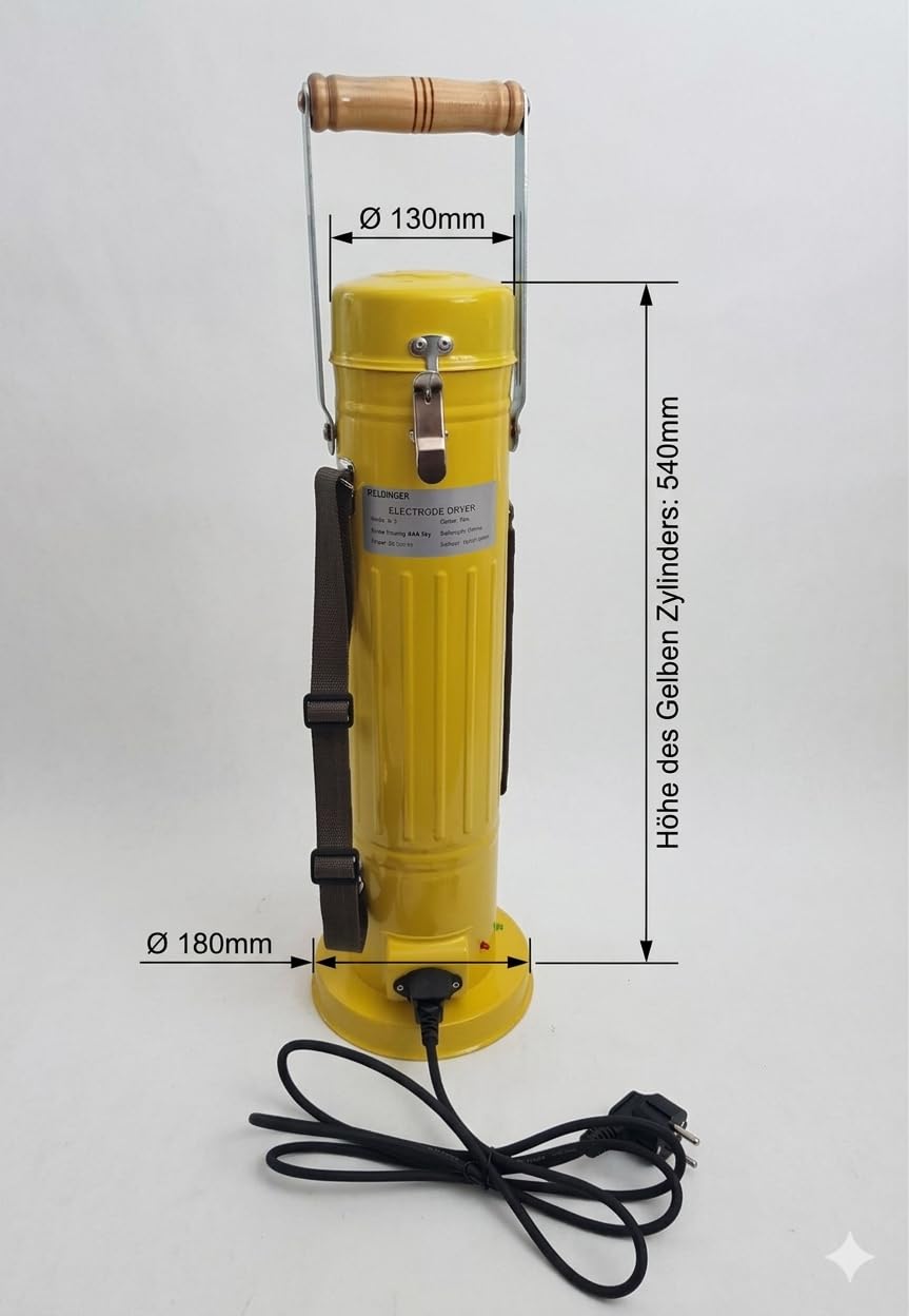 WELDINGER Elektrodenofen für Stabelektroden (Elektrodentrockner 230 V max. 5 kg Stabelektroden)