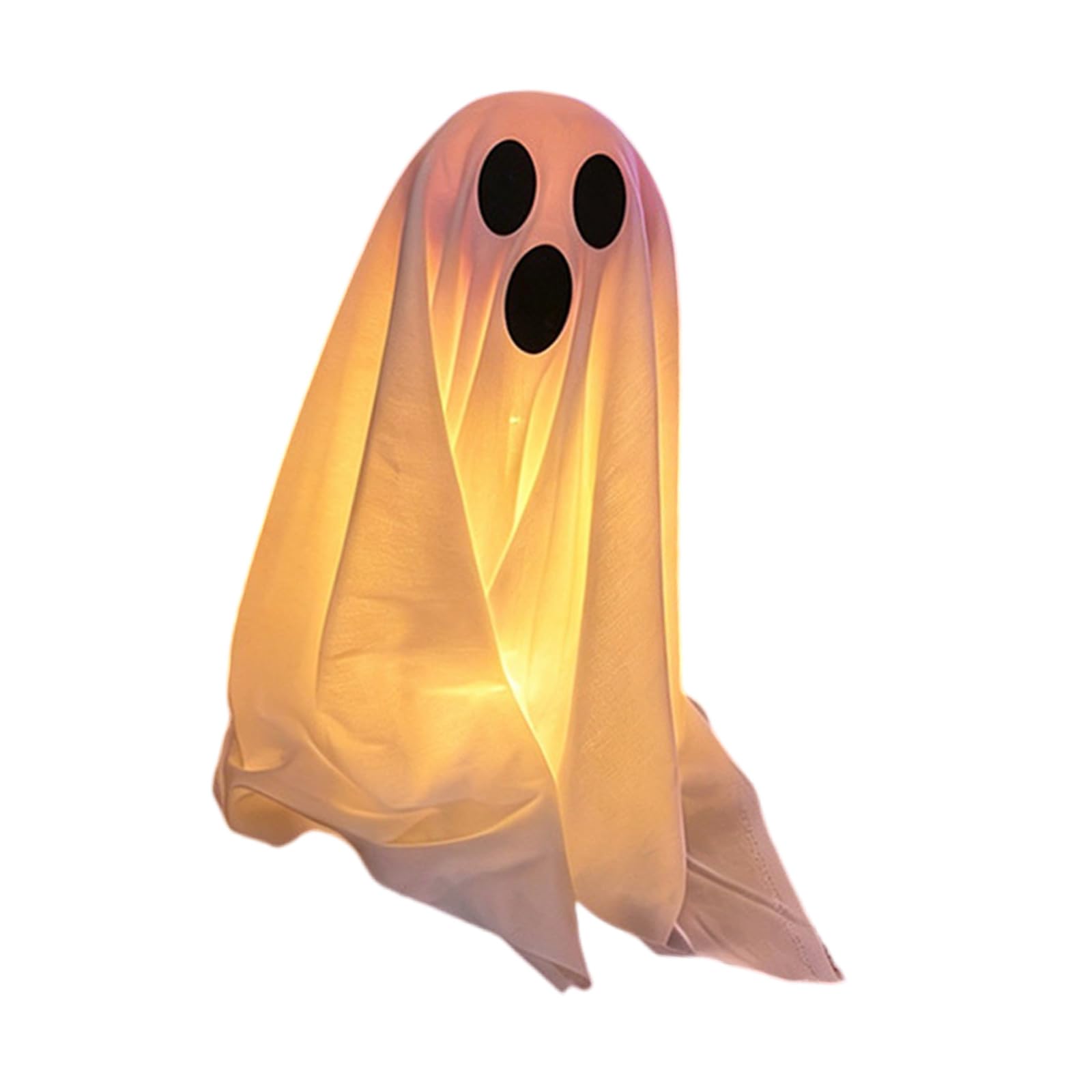 Tsophreniq Haunting Glowing Specter Figurine Props Ideal for Themed Parties and Event Halloween Party Desktop Decoration LED Manifestation Ornament