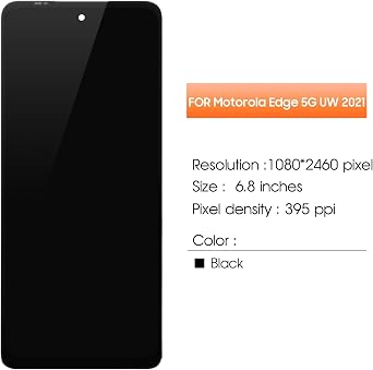 for Moto Edge 2021 Screen Replacement for Moto Edge 5G UW 2021 LCD Display XT2141DL XT2141-1 XT2141-2 LCD Digitizer Screen Touch Assembly Repair Part