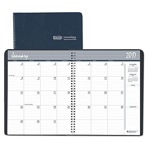 House of Doolittle 2017 Calendar Planner, Monthly, Blue Cover, 8.5 x 11