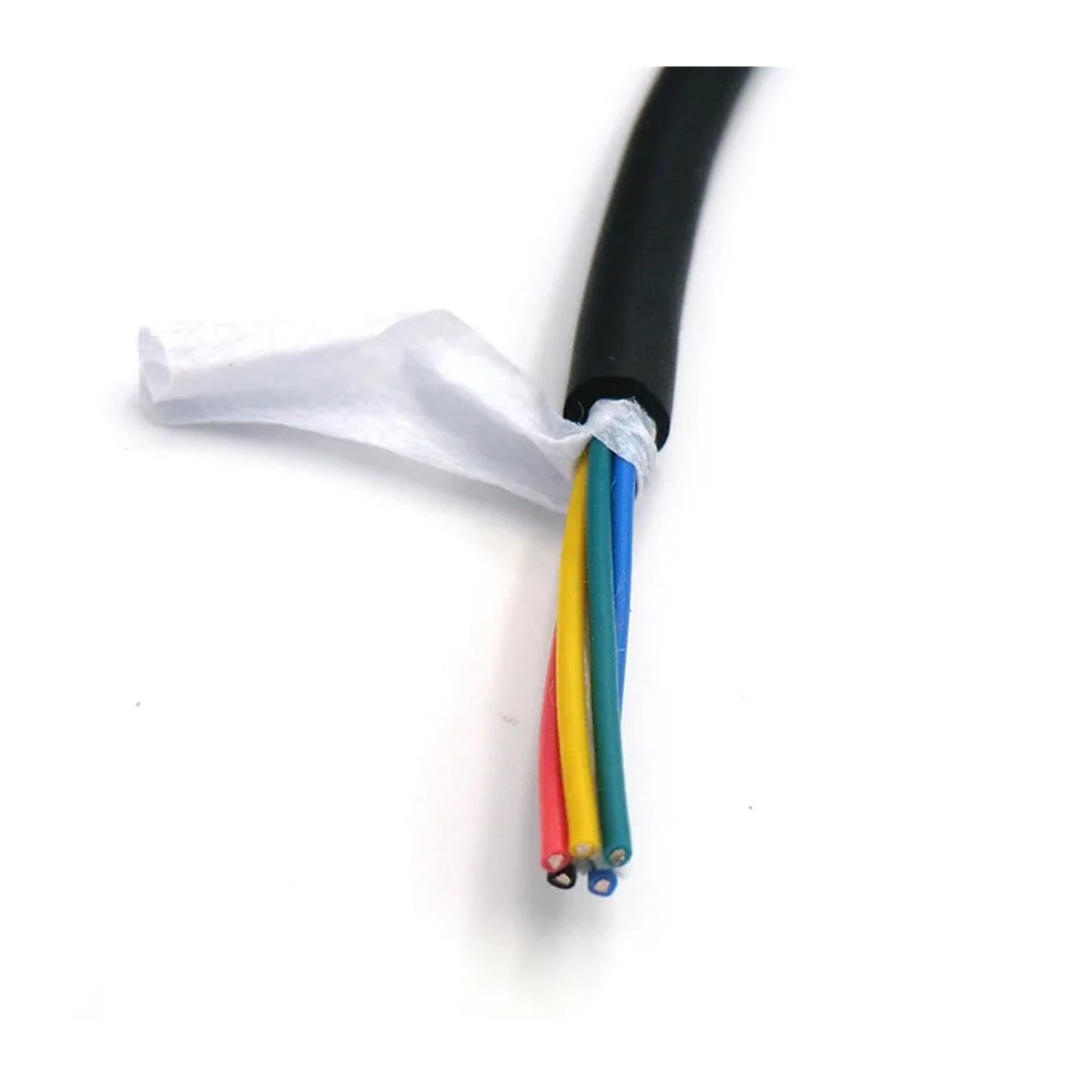 Elastyczny przewód sterujący 100M, 5-rdzeniowy, cynowana czysta miedź | 0,14/0,2/0,3 mm², 22/24/26AWG(5 C 0.14mm2(26AWG))