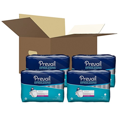 Prevail Breezers Incontinence Briefs, Ultimate Absorbency, Large, 72 Count #TOP21