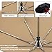 RXHOSIGAY Color Coated Sun Umbrella UV Protection Compact Folding Windproof Parasols Travel Auto Open Close Shade Blocking UV