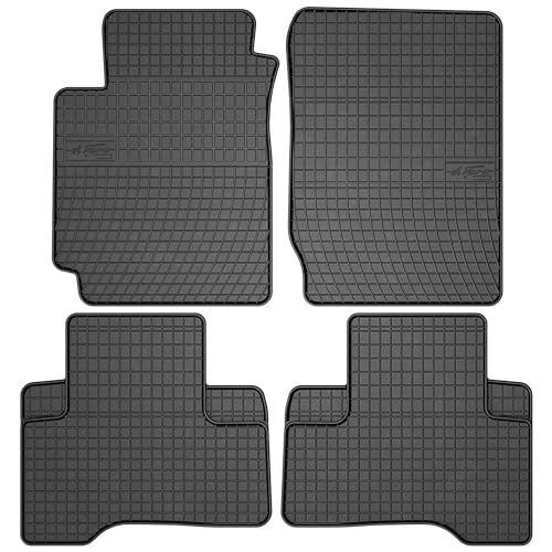 MOTOS Alfombrillas de Goma para Suzuki Grand Vitara II 2005-2014 Mejora tu Comodidad de Viaje con la Alfombrilla Antideslizante para Coche- Alfombrillas de Coche para Varias Estaciones