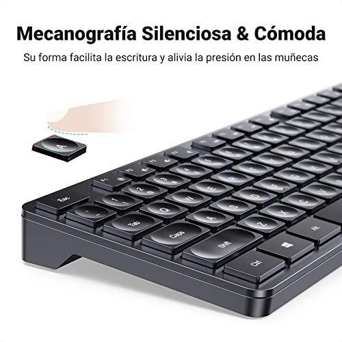 Teclados De Computadora, Personal Computer teclado y mouse logitech Marca UGREEN (3)
