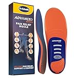 Dr. Scholl’s Advanced Pain Relief Insoles for Men & Women, Heavy Duty Orthotics Inserts for Work Shoes & Boots, Plantar Fasciitis & Arch Support, Shock-Absorbing, Supports up to 150kg, D UK 6.5-7