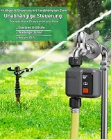 johgee Bewässerungscomputer WLAN mit 300M RF-Technologie, Bewässerungsuhr für Gartenbewässerung Kompatibel mit Alexa & Smart Life App, Automatischem Bewässerungssystem für Garten Rasen – Ansicht 5