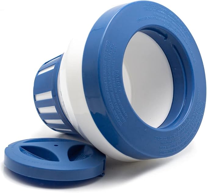 Dosificador flotante de cloro para piscina azul miniatura 6
