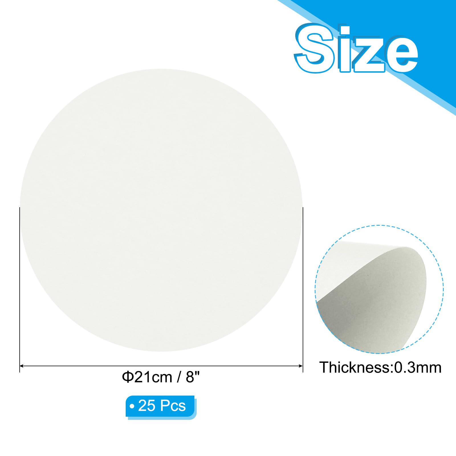 PATIKIL 8inch Circle Card Stock - Image 2