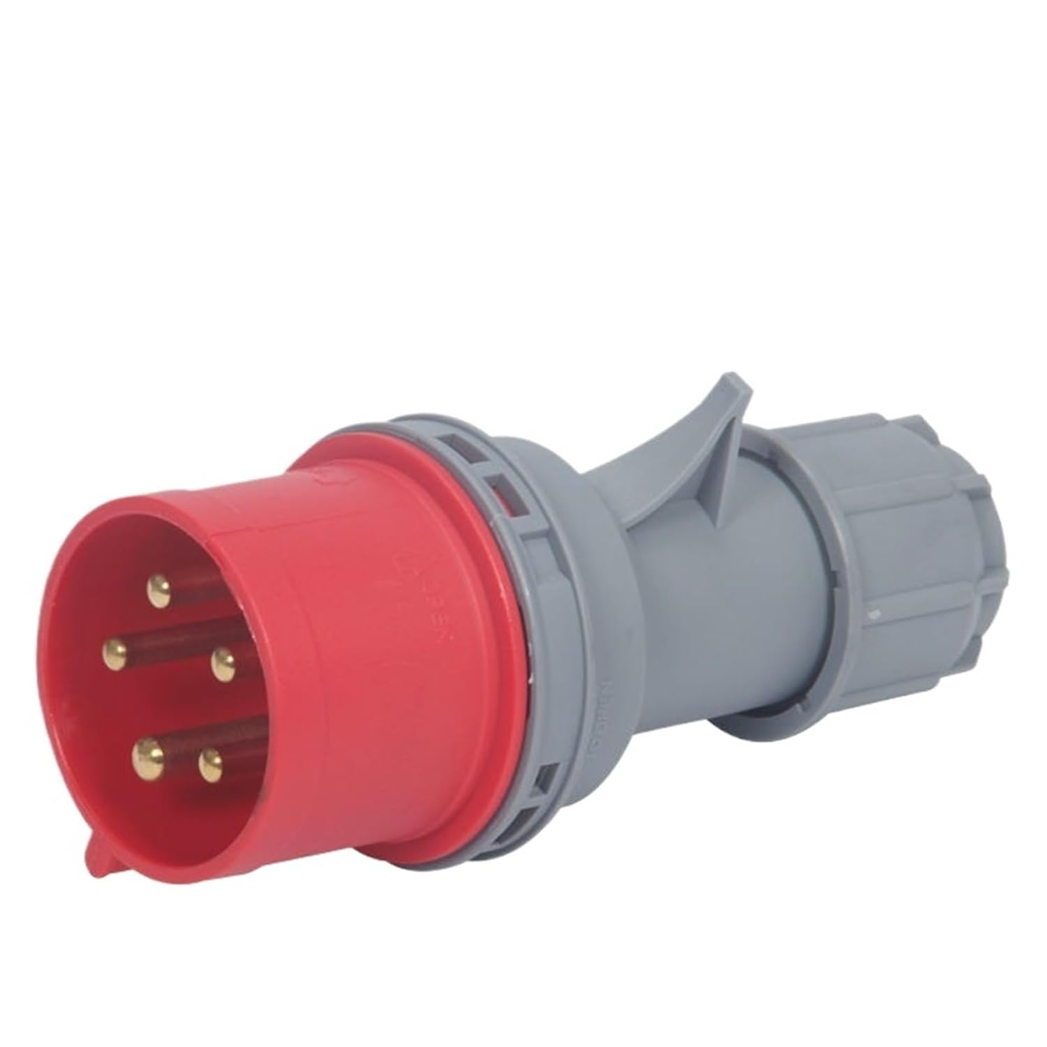 16A Industrial Waterproof Plug 32A Concealed 4 Wires 5 Holes 220V 380V Aviation Socket Three-Phase Power Supply(5-core16Aplug)