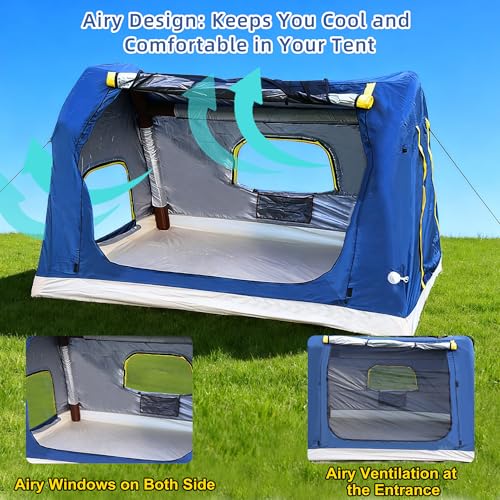 Tienda de campaña inflable 40% de descuento, 2-4 personas, 60 segundos