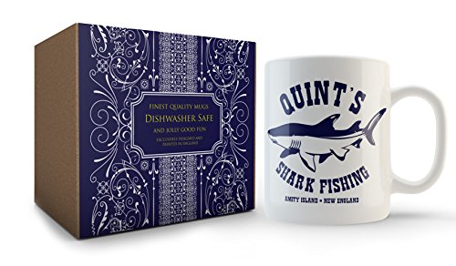 Jaws Quint Mug by Cultzilla