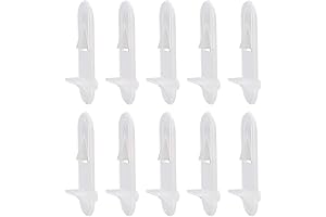 Durable 7mm Plastic Shelf Support Pegs for Seamless Storage Solutions