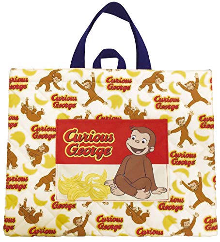 アイプランニング レッスンバッグ おさるのジョージ キルト バナナ アイボリー W39×H31cm K1381A