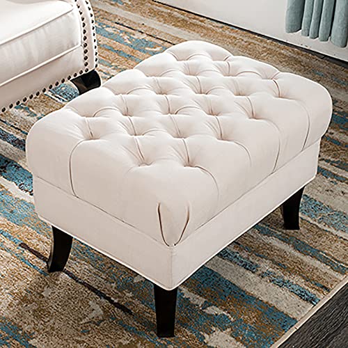 Tabouret de Repos Matelassé et Banc d'Entrée Stable 70cm - 2