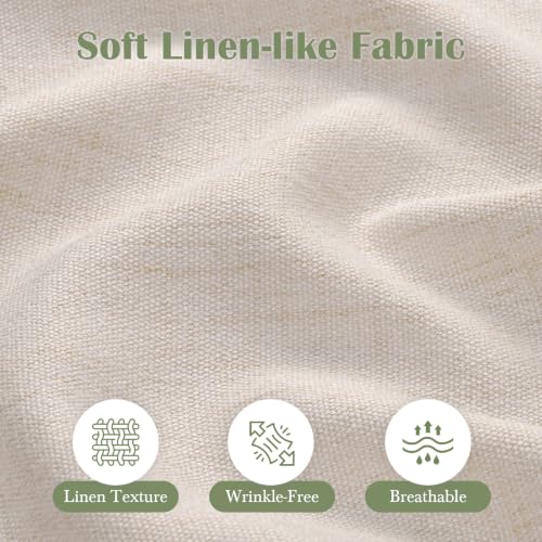 Image of Yinhua Boho Valances for Windows Sage Green Embroidered Floral Valance Curtains, Light Filtering Farmhouse Window Valances Rod Pocket Kitchen Valance Curtains for Living Room, Bathroom, 52 inch W x 18 inch L