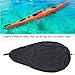 equlup Cockpit Cover, Canoe Cockpit Cover Protector UV50 Protection Waterproof Kayak Cockpit Cover Seal Cockpit Cover Kayak Accessory for Kayak Canoe (XS)