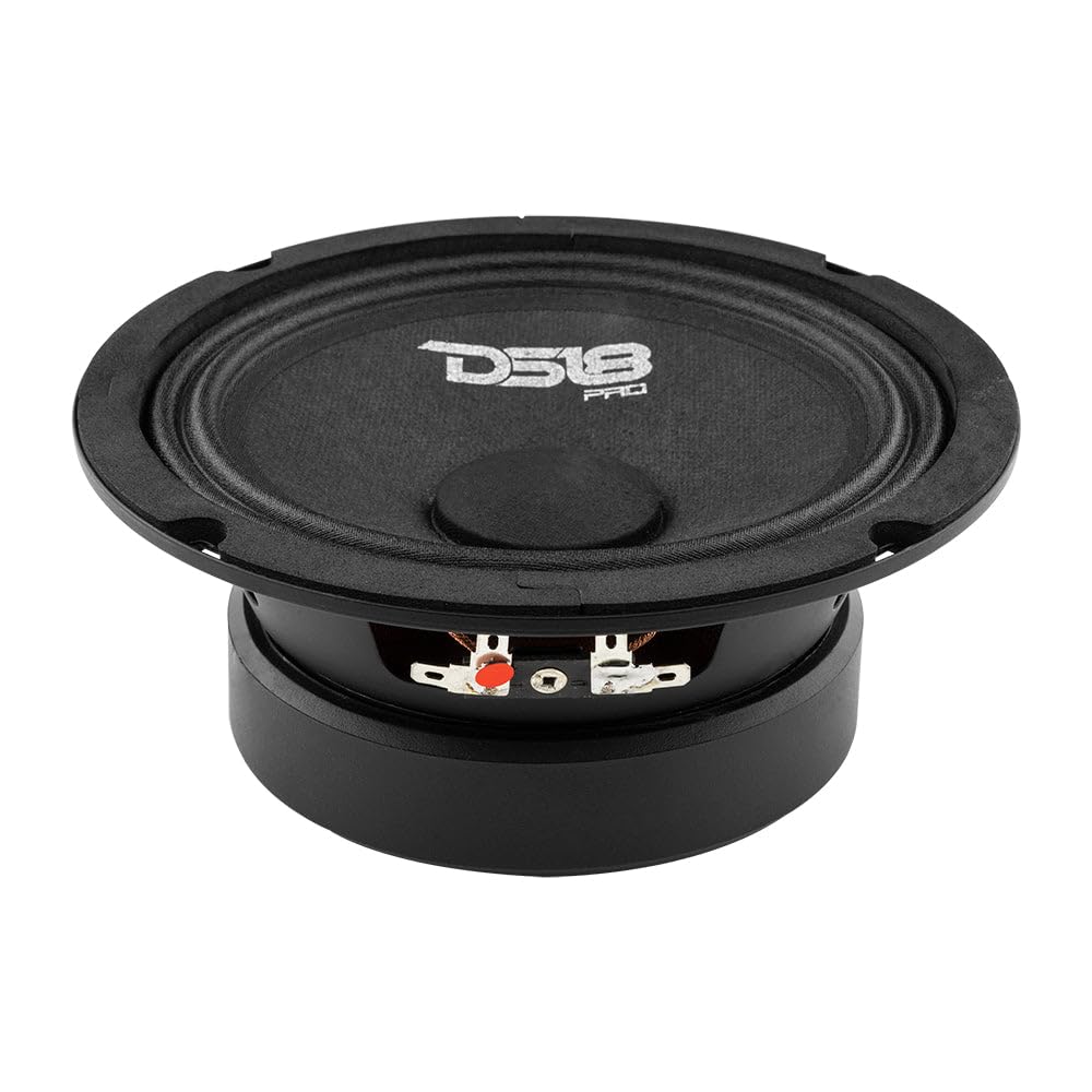 DS18 Pro-GM6 Classic Midrange Altavoz 8-Ohms - 480 Watts MAX, 140 vatios RMS - 1 Altavoz Nuevo Modelo 6.5-Inch