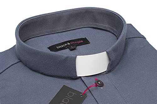 Clergy Polo Shirt Short Sleeve in Graphite Color3