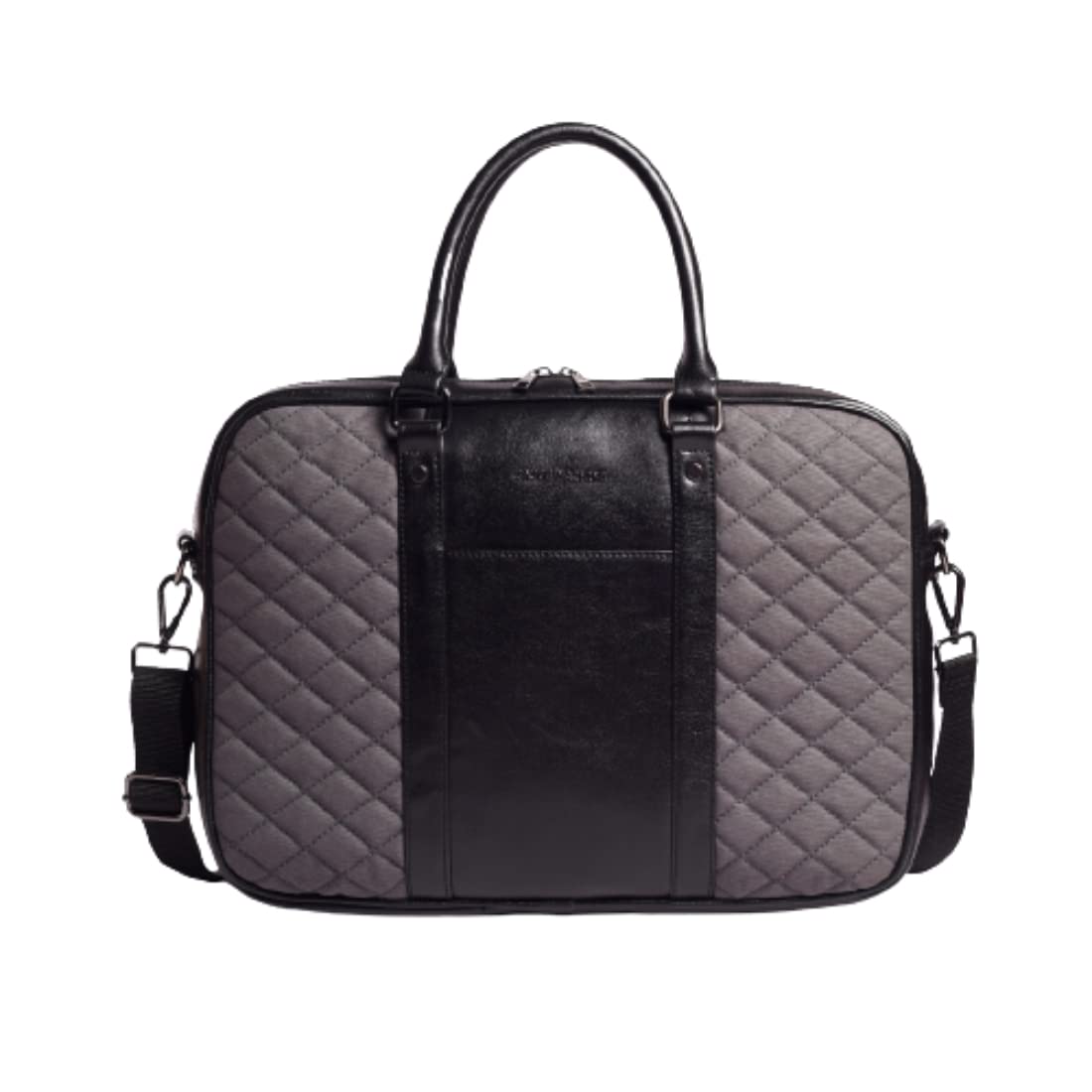 Gauge Machine Unisex Faux Leather With Fabric Stylish Detachable Strap Case Laptop Bag (Grey_GMLPB122203GRY) (B0BZL913MP) Amazon Price History, Amazon Price Tracker