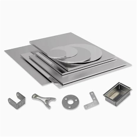 Stainless steel sheet 316L Stainless Steel Plate Polished Cutting Various Sizes(50x100x4mm 2pcs)