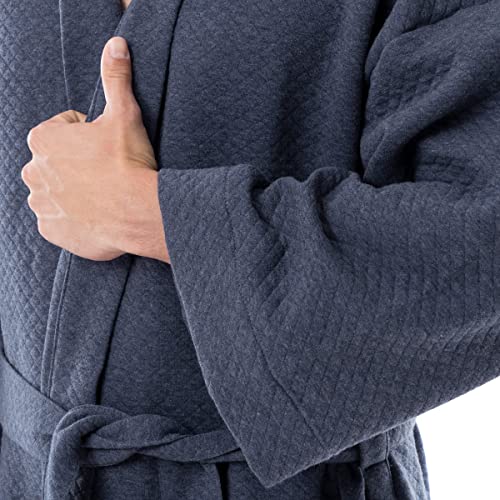 IZOD Men's Quilted Kimono Robe4