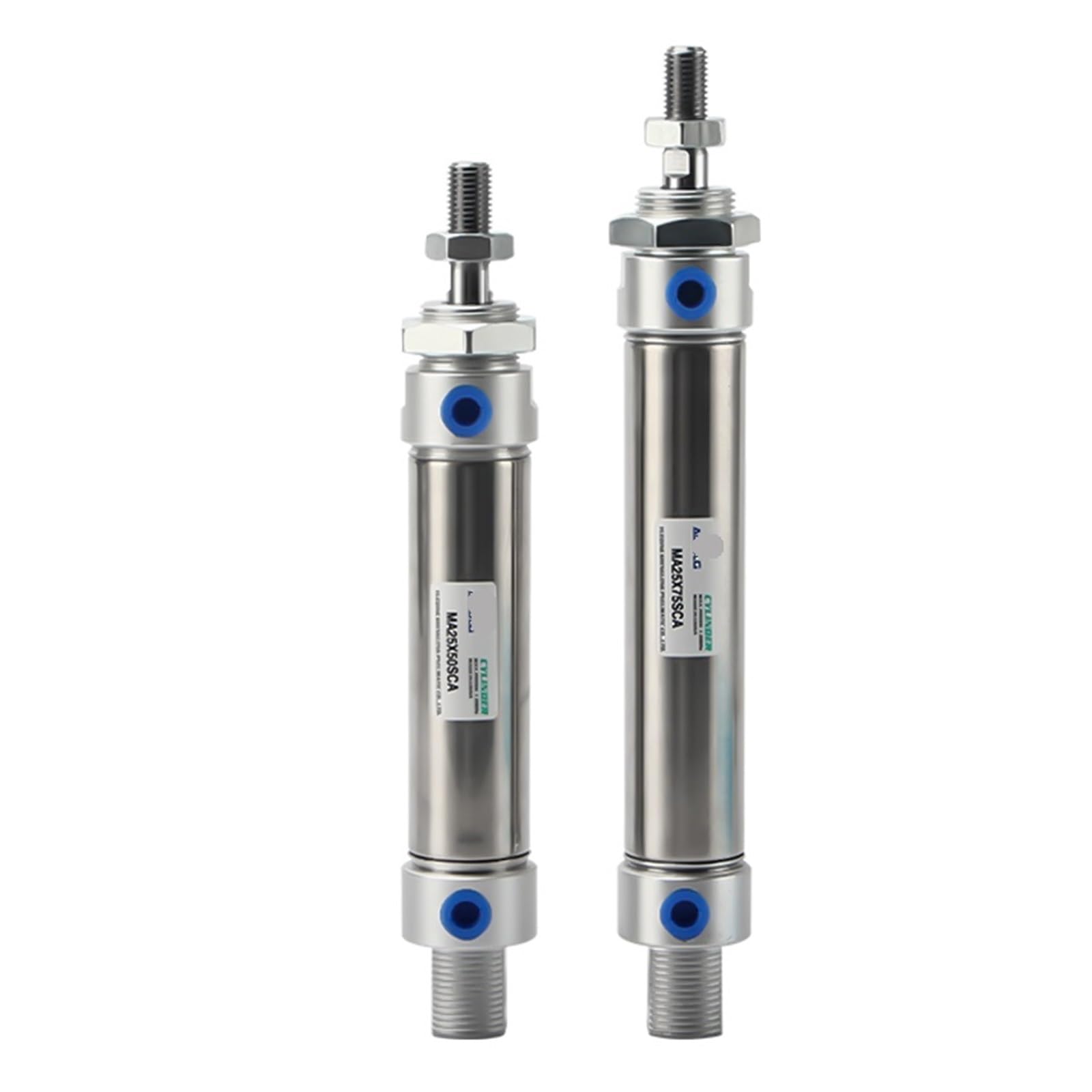Mini cylindre pneumatique MA25X15SCA vérin double effet air comprimé