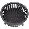Fire Pit Set, Wood Burning Pit - Includes Spark Screen and Log Poker - Great for Outdoor and Patio, 26Â” Round Metal Firepit by Pure Garden