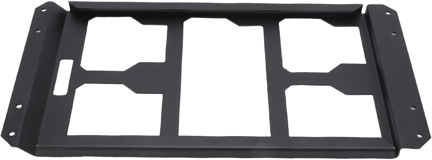 Mounting Plate for Tool Box, Aluminum Steel Wall Floor Mounting Board for Truck Bed & Molle Panels, Heavy Duty Workshop Organizer